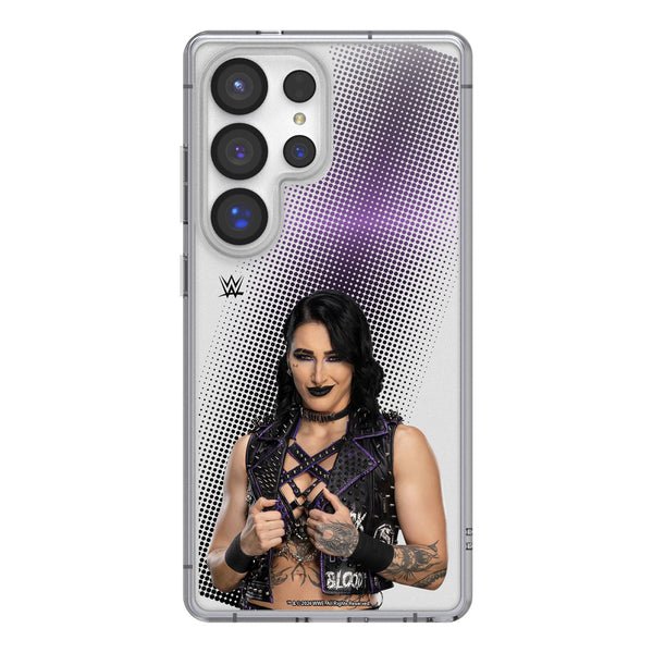 Rhea Ripley Superstar Galaxy Clear Phone Case for Samsung Galaxy