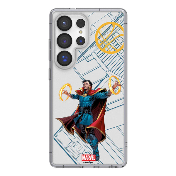 Marvel Avengers Doctor Strange MechLine Galaxy Clear Phone Case for Samsung Galaxy