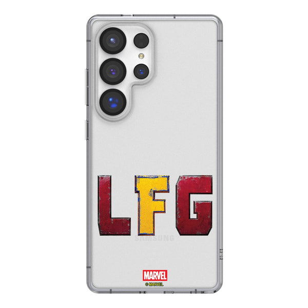 Marvel Deadpool Wolverine Badge Galaxy Clear Phone Case for Samsung Galaxy