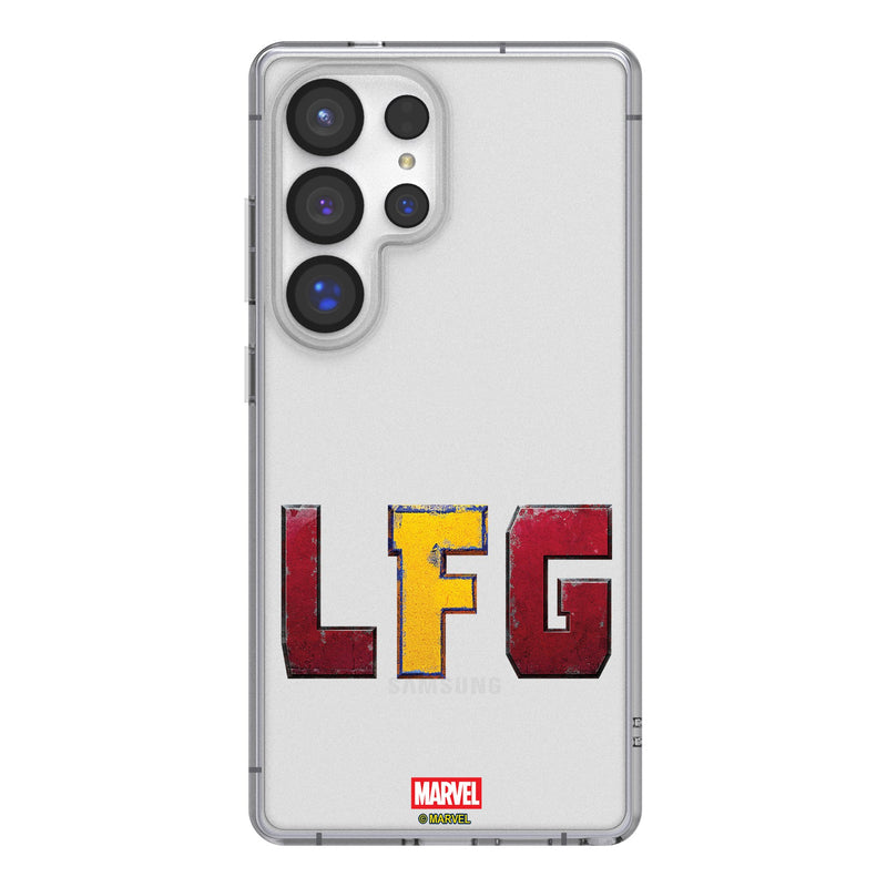 Marvel Deadpool Wolverine Badge Galaxy Clear Phone Case for Samsung Galaxy