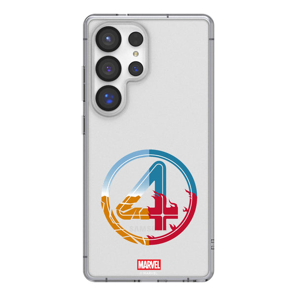 Marvel Fantastic Four Badge Galaxy Clear Phone Case for Samsung Galaxy
