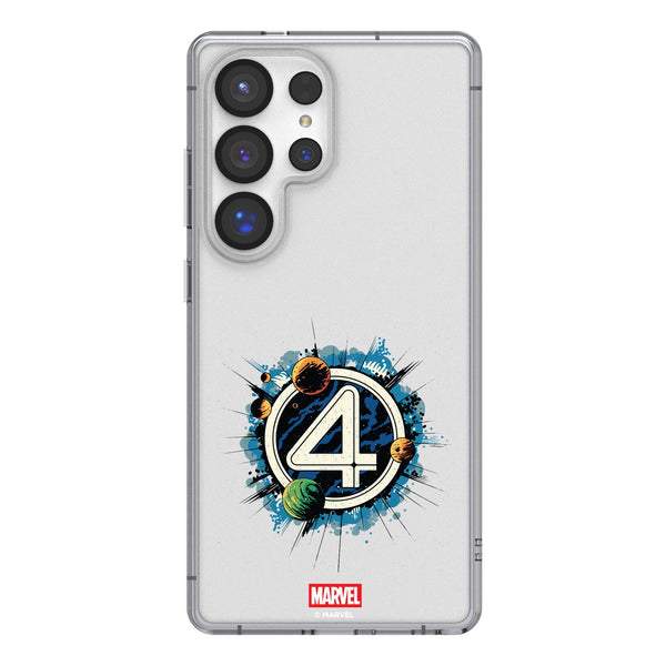 Marvel Fantastic Four Badge Galaxy Clear Phone Case for Samsung Galaxy