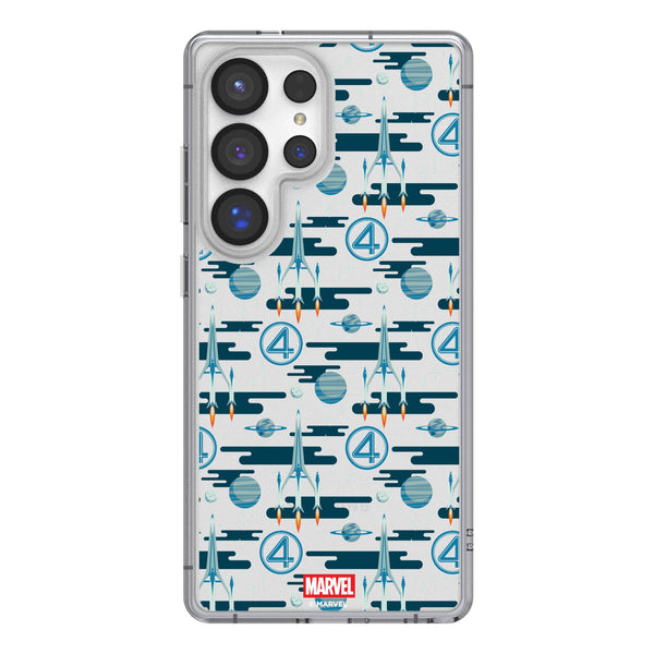 Marvel Fantastic Four Pattern Galaxy Clear Phone Case for Samsung Galaxy