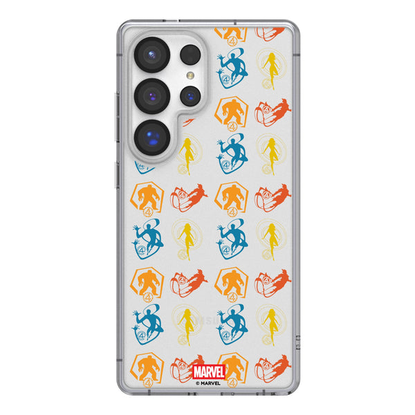 Marvel Fantastic Four Pattern 2 Galaxy Clear Phone Case for Samsung Galaxy