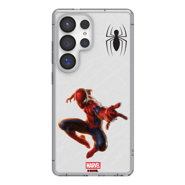 Marvel Spider-Man MechLine Galaxy Clear Phone Case for Samsung Galaxy