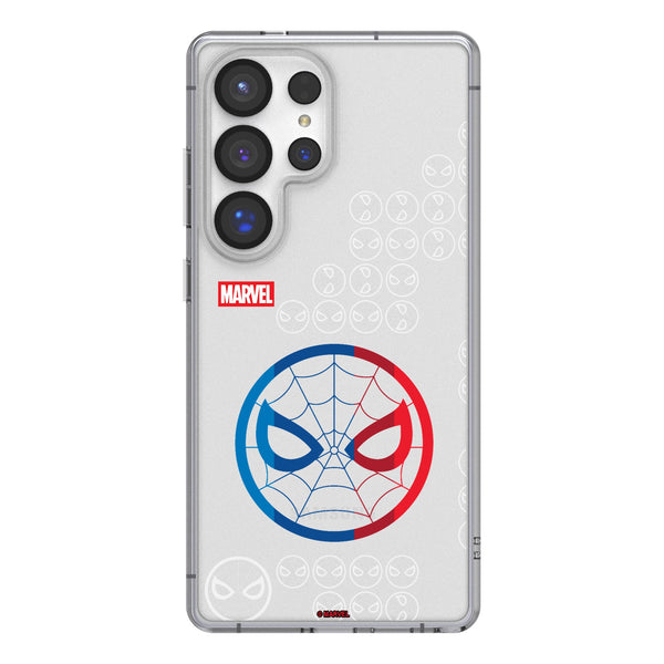 Marvel Spider-Man Sigil Galaxy Clear Phone Case for Samsung Galaxy