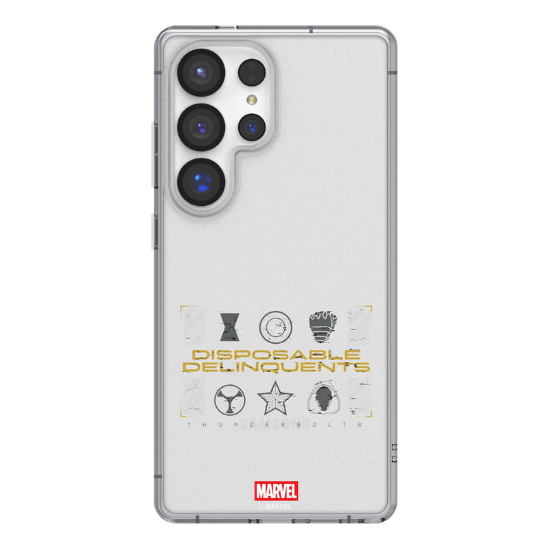 Marvel Thunderbolts Badge Galaxy Clear Phone Case for Samsung Galaxy