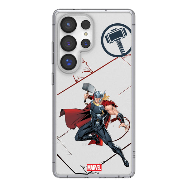 Marvel Avengers Thor MechLine Galaxy Clear Phone Case for Samsung Galaxy