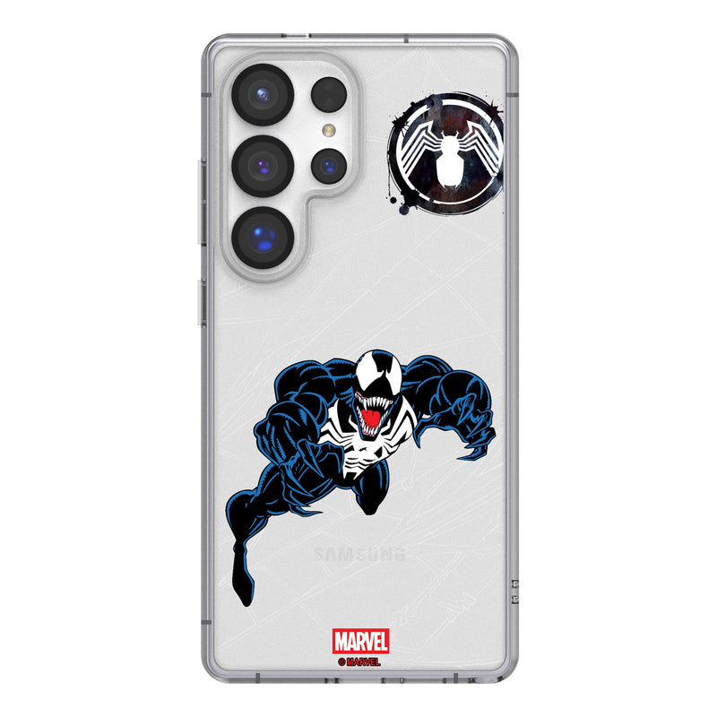 Marvel Venom MechLine Galaxy Clear Phone Case for Samsung Galaxy