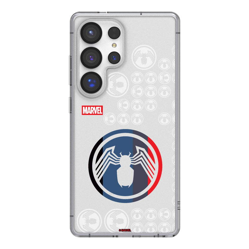 Marvel Venom Sigil Galaxy Clear Phone Case for Samsung Galaxy