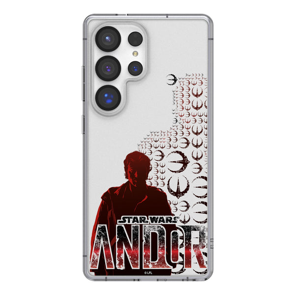 Star Wars Andor Quadratic Galaxy Clear Phone Case for Samsung Galaxy