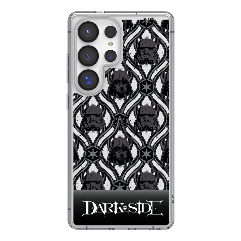 Star Wars Dark Side Pattern Galaxy Clear Phone Case for Samsung Galaxy