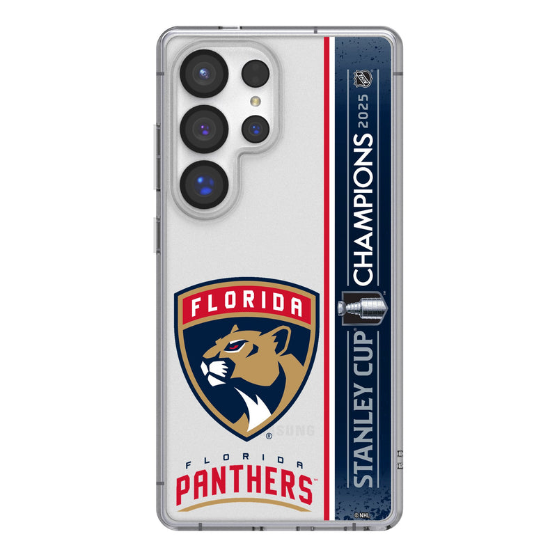 Florida Panthers 2025 Stanley Cup Galaxy Clear Phone Case for Samsung Galaxy