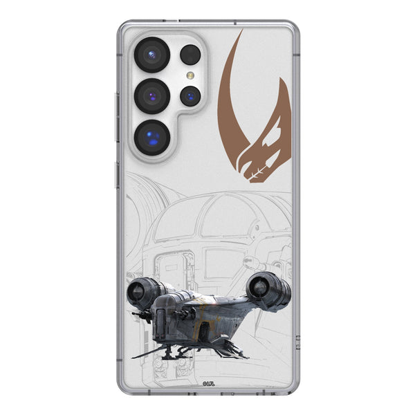 Star Wars Razor Crest FactionTech Galaxy Clear Phone Case for Samsung Galaxy