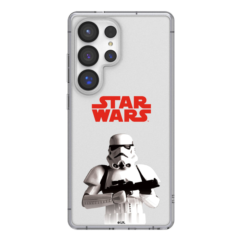 Star Wars Stormtrooper Color Block Galaxy Clear Phone Case for Samsung Galaxy