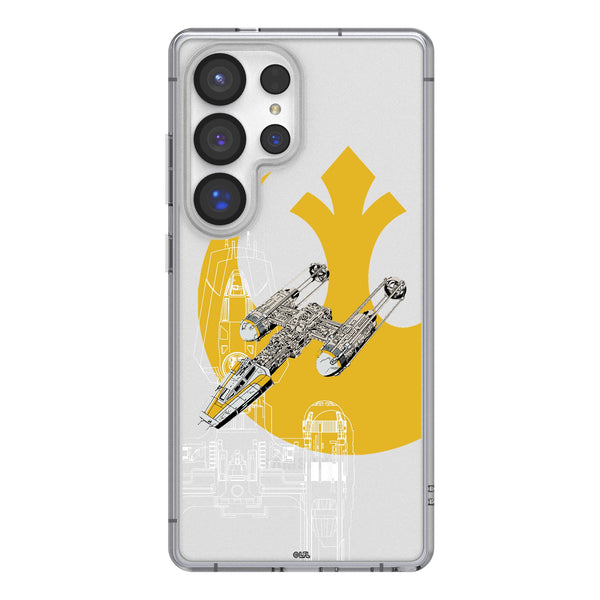 Star Wars Y-Wing FactionTech Galaxy Clear Phone Case for Samsung Galaxy