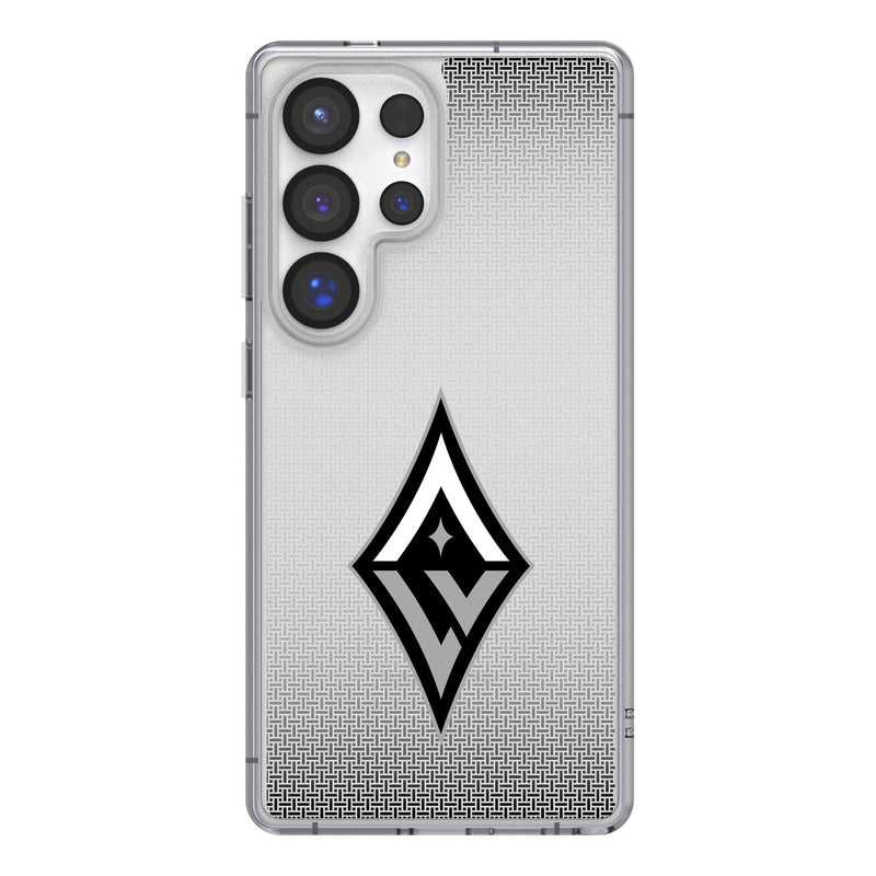 Las Vegas Aces Linen Galaxy Clear Phone Case for Samsung Galaxy