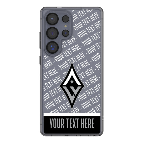 Las Vegas Aces Personalized EndZone Plus Galaxy Clear Phone Case for Samsung Galaxy