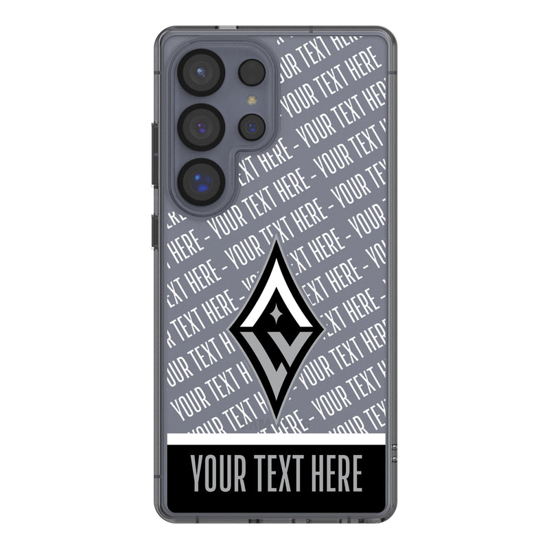 Las Vegas Aces Personalized EndZone Plus Galaxy Clear Phone Case for Samsung Galaxy