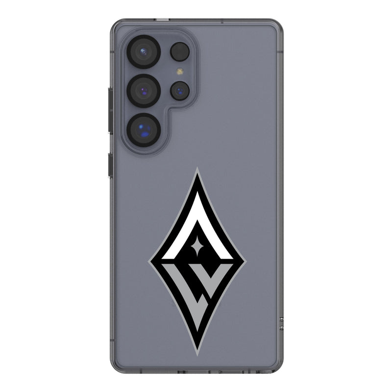 Las Vegas Aces Text Backdrop Galaxy Clear Phone Case for Samsung Galaxy