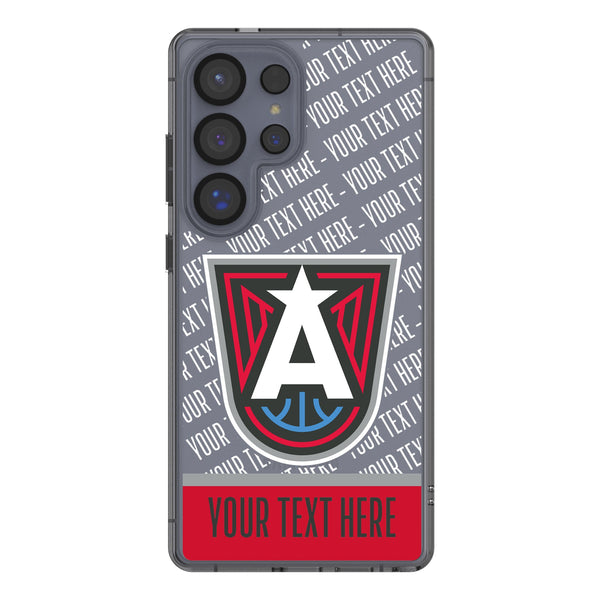Atlanta Dream Personalized EndZone Plus Galaxy Clear Phone Case for Samsung Galaxy