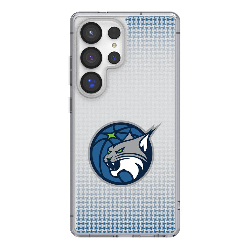 Minnesota Lynx Linen Galaxy Clear Phone Case for Samsung Galaxy