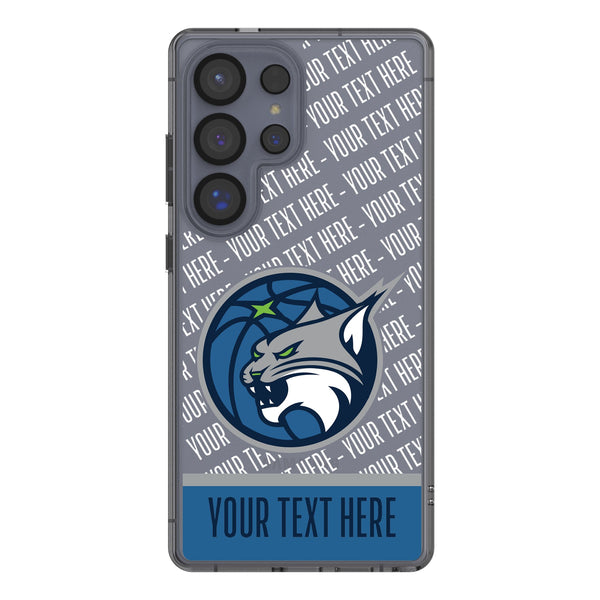 Minnesota Lynx Personalized EndZone Plus Galaxy Clear Phone Case for Samsung Galaxy