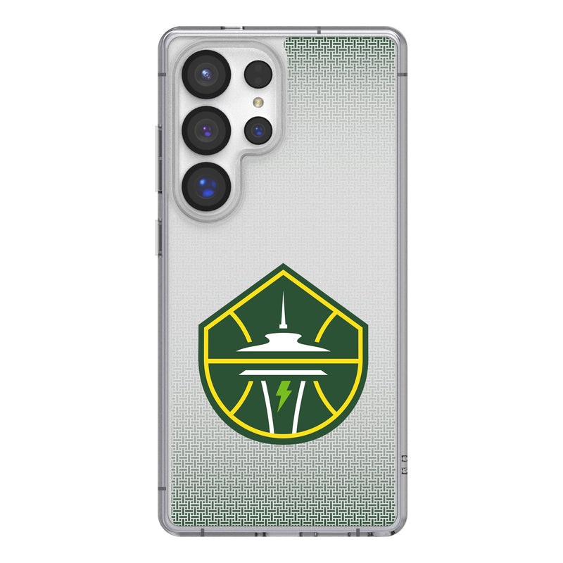 Seattle Storm Linen Galaxy Clear Phone Case for Samsung Galaxy