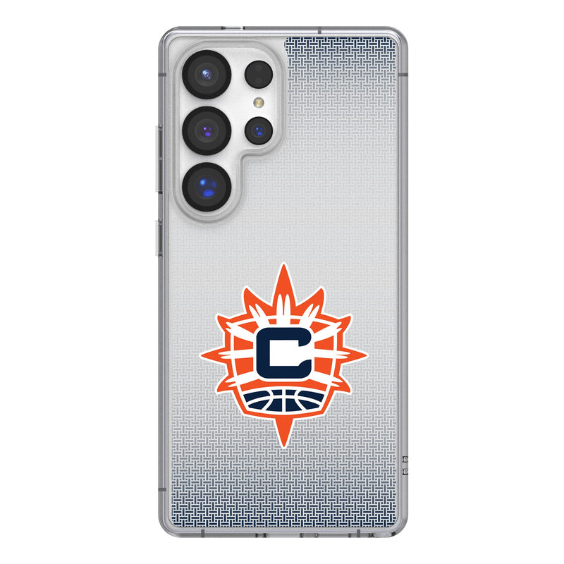 Connecticut Sun Linen Galaxy Clear Phone Case for Samsung Galaxy