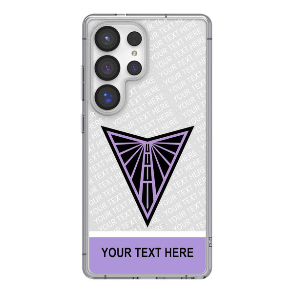 Golden State Valkyries Personalized EndZone Plus Galaxy Clear Phone Case for Samsung Galaxy