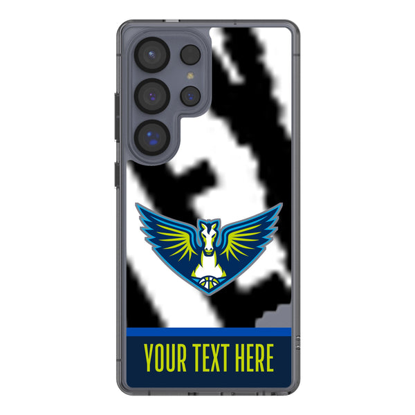 Dallas Wings Personalized EndZone Plus Galaxy Clear Phone Case for Samsung Galaxy