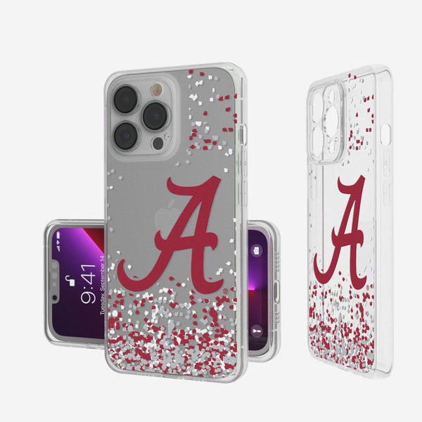 University of Alabama Crimson Tide Script A Confetti iPhone Clear Phone Case