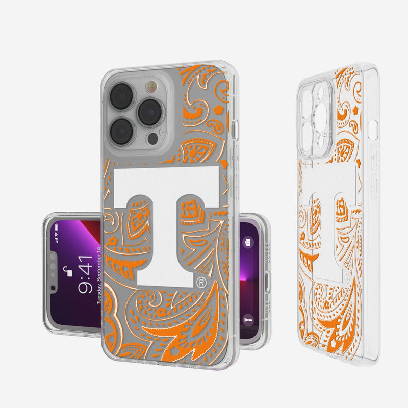 University of Tennessee Volunteers Paisley iPhone Clear Phone Case