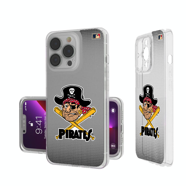 Pittsburgh Pirates 1958-1966 - Cooperstown Collection Linen iPhone Clear Phone Case