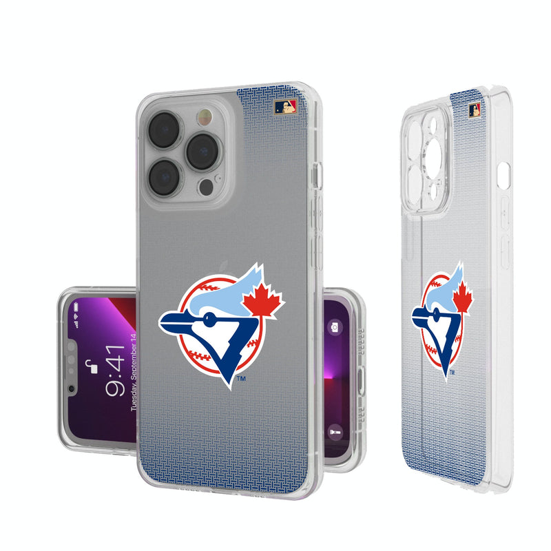 Toronto Blue Jays 1977-1988 - Cooperstown Collection Linen iPhone Clear Phone Case