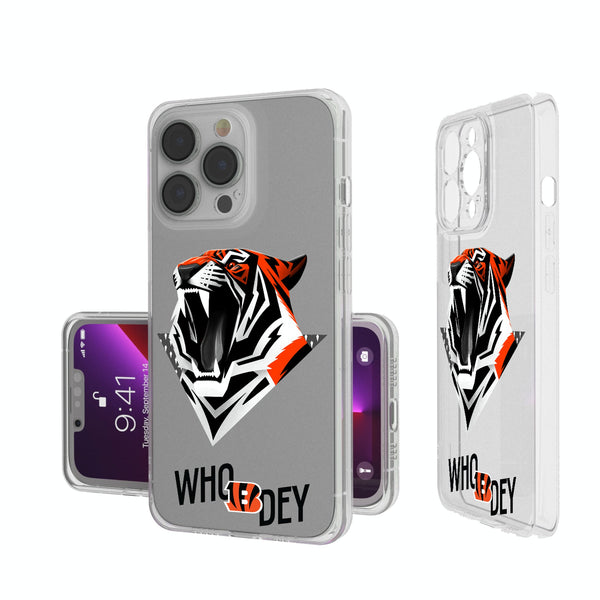 Cincinnati Bengals 2024 Illustrated Limited Edition iPhone Clear Phone Case
