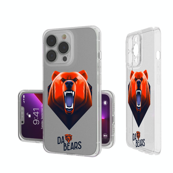 Chicago Bears 2024 Illustrated Limited Edition iPhone Clear Phone Case