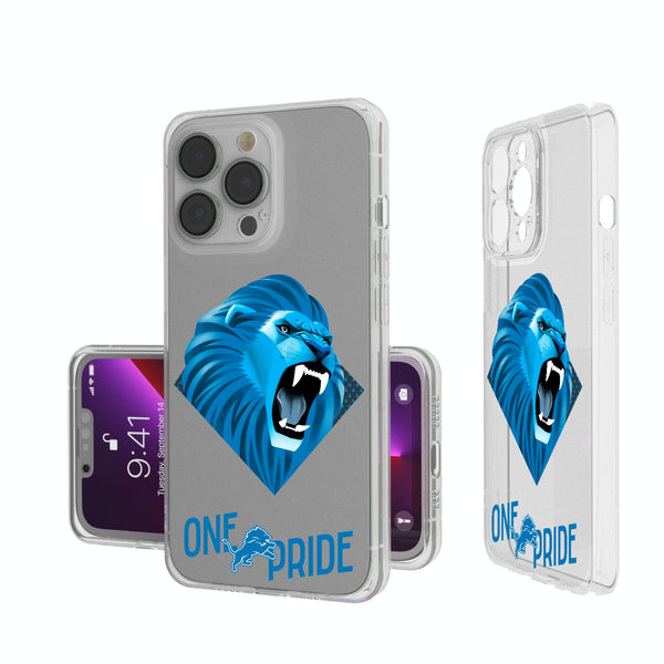 Detroit Lions 2024 Illustrated Limited Edition iPhone Clear Phone Case