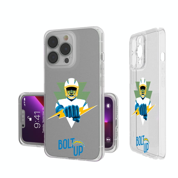 Los Angeles Chargers 2024 Illustrated Limited Edition iPhone Clear Phone Case