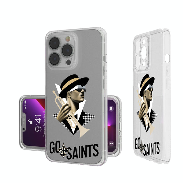 New Orleans Saints 2024 Illustrated Limited Edition iPhone Clear Phone Case