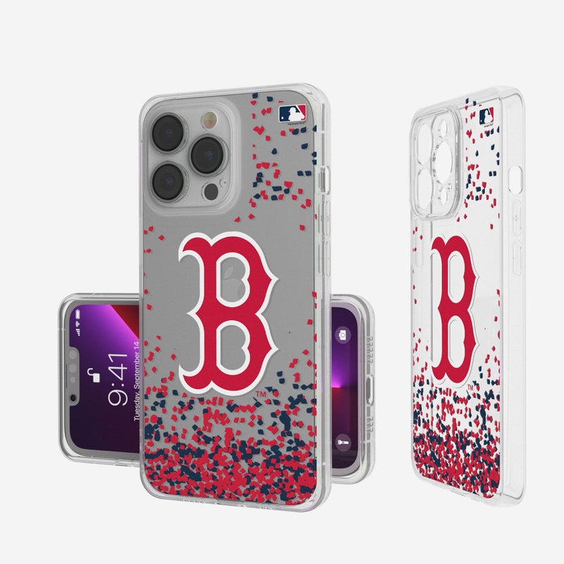 Boston Red Sox Confetti iPhone Clear Phone Case