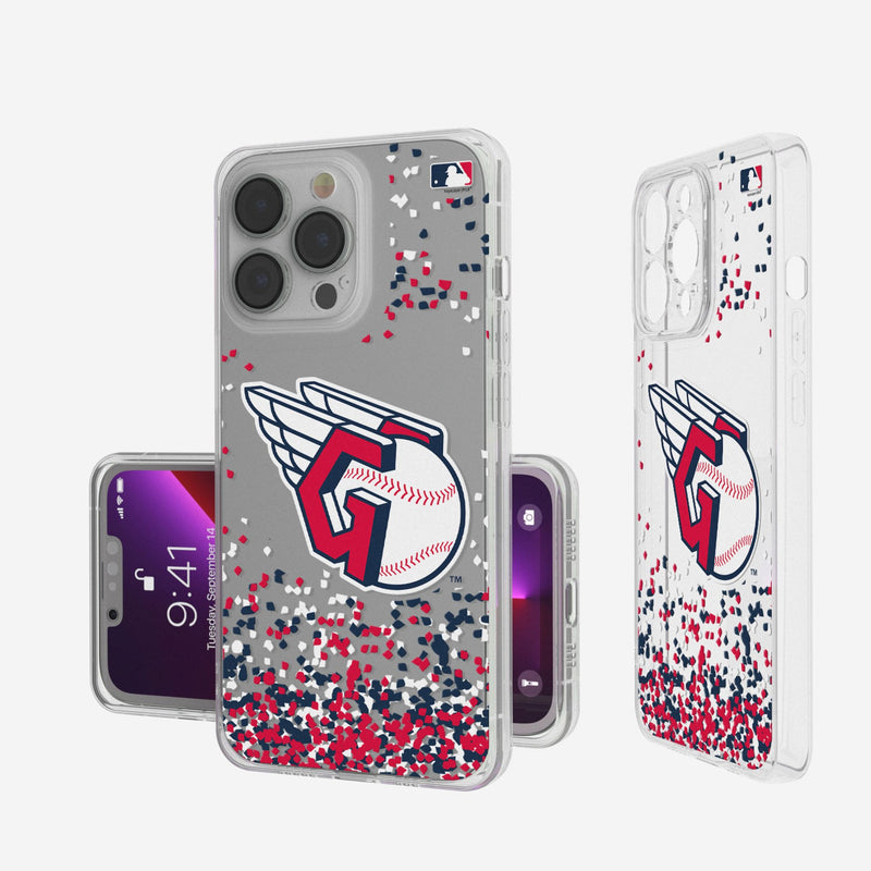 Cleveland Guardians Confetti iPhone Clear Phone Case