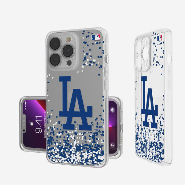 LA Dodgers Confetti iPhone Clear Phone Case