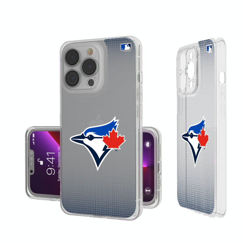 Toronto Blue Jays Linen iPhone Clear Phone Case