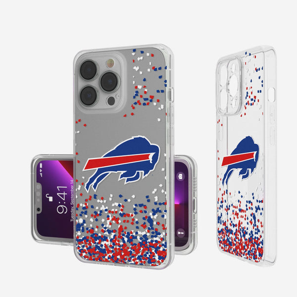 Buffalo Bills Confetti iPhone Clear Phone Case