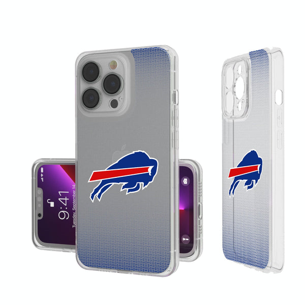 Buffalo Bills Linen iPhone Clear Phone Case