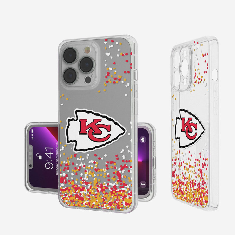 Kansas City Chiefs Confetti iPhone Clear Phone Case