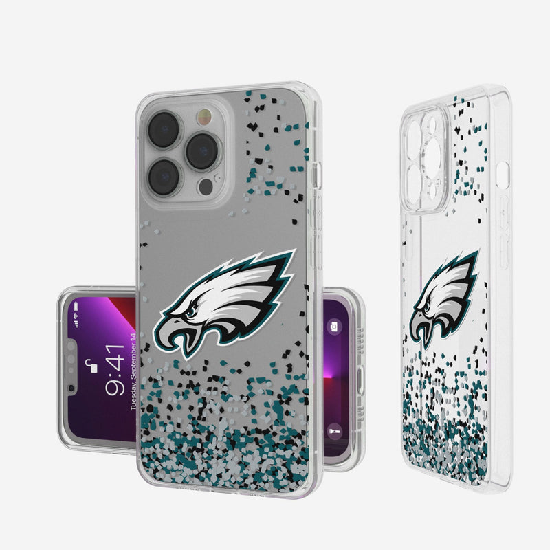 Philadelphia Eagles Confetti iPhone Clear Phone Case