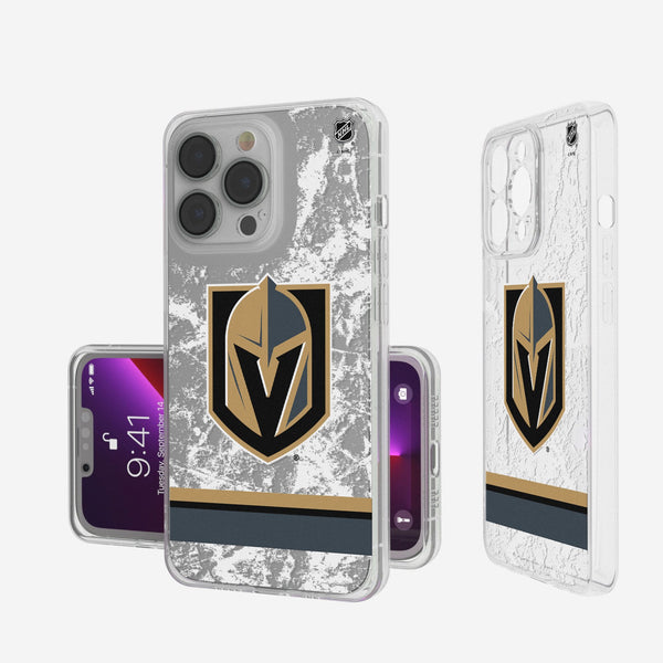 Vegas Golden Knights Ice Stripe iPhone Clear Phone Case