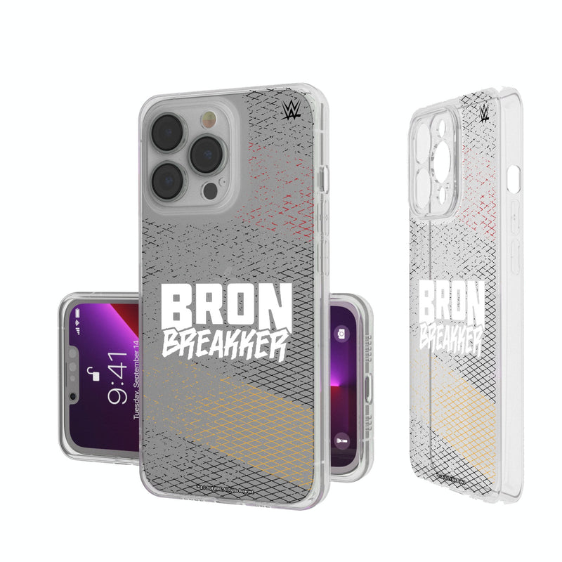 Bron Breakker Steel iPhone Clear Phone Case for Apple iPhone